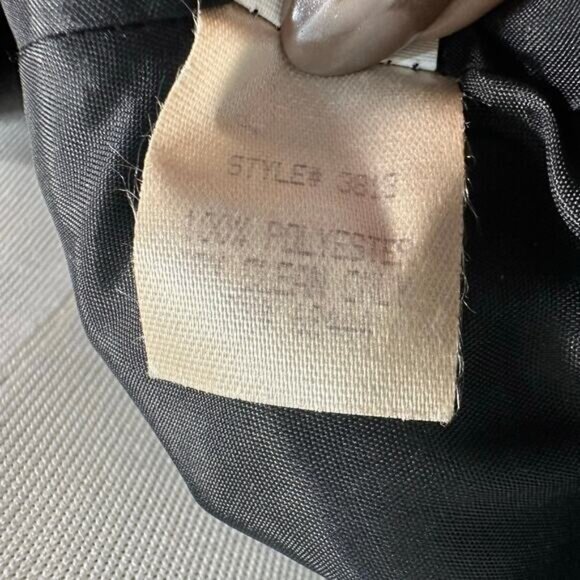 90s Nicole Miller Vintage Womens Babydoll Scoop Neck Mini Dress Black USA Made 6 - Picture 10 of 13